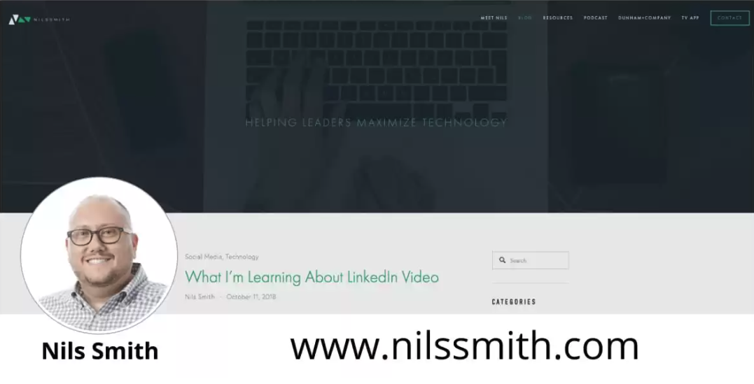 Nils Smith Blog